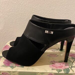 Calvin Klein Black Mules